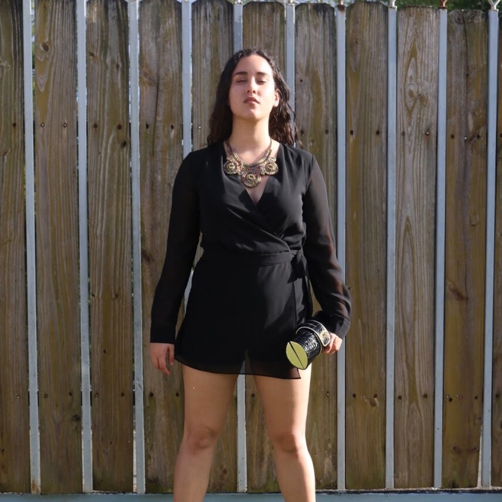 NEW Black Long Sleeve Jumpsuit